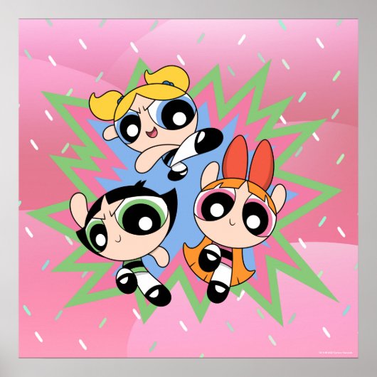 Powerpuff Girls Powfactor Poster (Vorne)