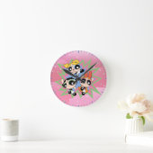 Powerpuff Girls Powfactor Runde Wanduhr (Zuhause)