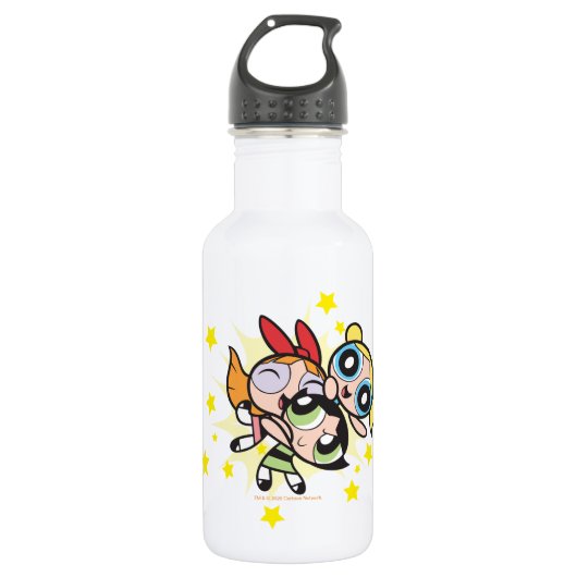 Powerpuff Girls-Regel Edelstahlflasche (Vorderseite)
