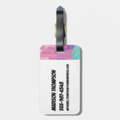 Powerpuff Girls-Regel Gepäckanhänger (Rückseite vertikal)