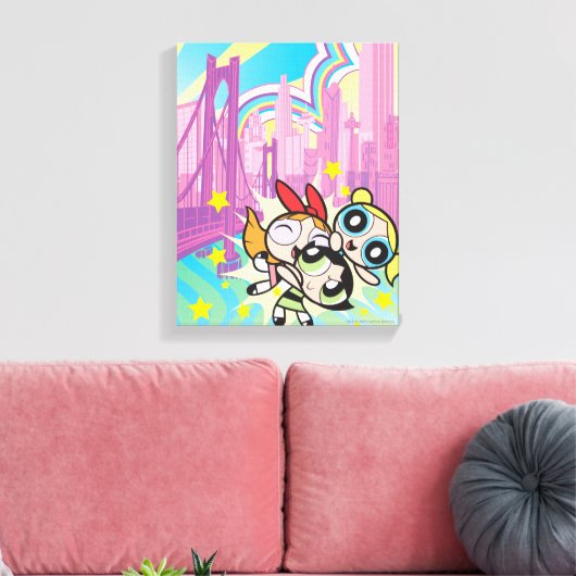 Powerpuff Girls-Regel Leinwanddruck (Insitu (Wohnzimmer))