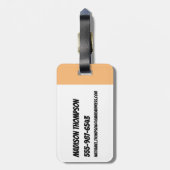 Powerpuff Girls Rett Gepäckanhänger (Rückseite vertikal)