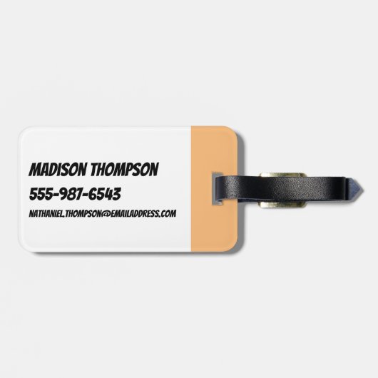 Powerpuff Girls Rett Gepäckanhänger (Rückseite horizontal)