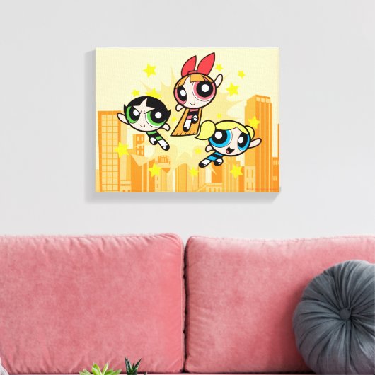 Powerpuff Girls Rett Leinwanddruck (Insitu (Wohnzimmer))