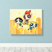 Powerpuff Girls Rett Leinwanddruck (Insitu (Holzboden))