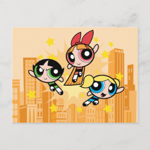 Powerpuff Girls Rettete den Tag Einladungspostkarte