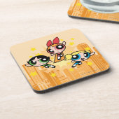 Powerpuff Girls Rettete den Tag Getränkeuntersetzer (Linke Seite)