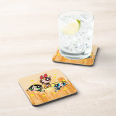 Powerpuff Girls Rettete den Tag Getränkeuntersetzer (Rechte Seite)