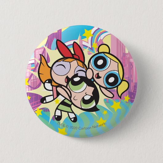 Powerpuff Girls Rule Button (Vorderseite)