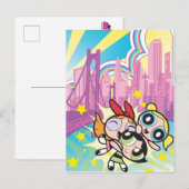 Powerpuff Girls Rule Einladungspostkarte (Vorne/Hinten)