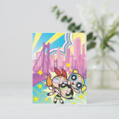 Powerpuff Girls Rule Einladungspostkarte (Stehend Vorderseite)