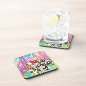 Powerpuff Girls Rule Getränkeuntersetzer (Rechte Seite)