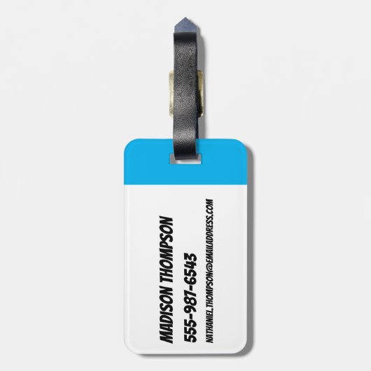 Powerpuff Girls Star Pattern Gepäckanhänger (Rückseite vertikal)