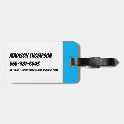 Powerpuff Girls Star Pattern Gepäckanhänger (Rückseite horizontal)