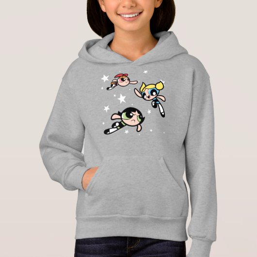 Powerpuff Girls Star Pattern Hoodie (Vorderseite)