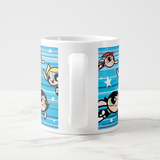 Powerpuff Girls Star Pattern Jumbo-Tasse (Rückseite)