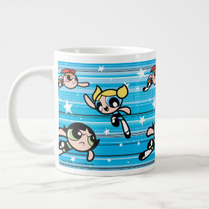 Powerpuff Girls Star Pattern Jumbo-Tasse