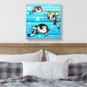 Powerpuff Girls Star Pattern Leinwanddruck (Insitu (Schlafzimmer))