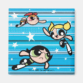 Powerpuff Girls Star Pattern Magnet (Vorne)