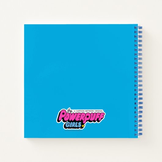 Powerpuff Girls Star Pattern Notizblock (Rückseite)