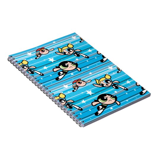 Powerpuff Girls Star Pattern Notizblock (Rechte Seite)