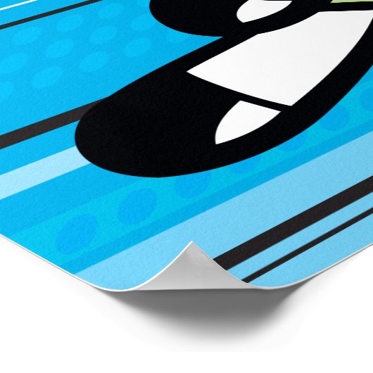 Powerpuff Girls Star Pattern Poster (Ecke)