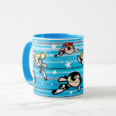 Powerpuff Girls Star Pattern Tasse (Vorderseite Links)