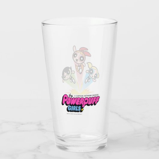 Powerpuff Girls starten in die Luft Glas (Rückseite)