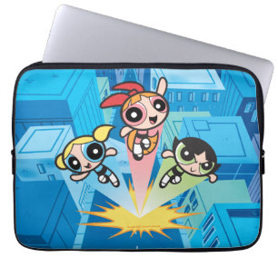 Powerpuff Girls starten in die Luft Laptopschutzhülle