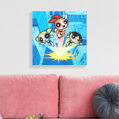 Powerpuff Girls starten in die Luft Leinwanddruck (Insitu (Wohnzimmer))