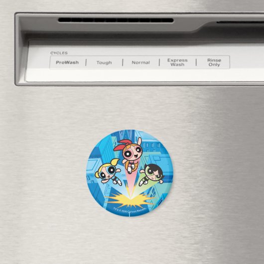Powerpuff Girls starten in die Luft Magnet (In Situ (Geschirrspüler))