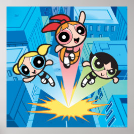 Powerpuff Girls starten in die Luft Poster