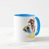 Powerpuff Girls starten in die Luft Tasse (VorderseiteRechts)