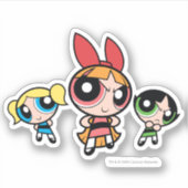 Powerpuff Girls Super Fierce Aufkleber (Vorderseite)