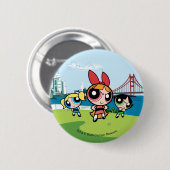 Powerpuff Girls Super Fierce Button (Vorne & Hinten)