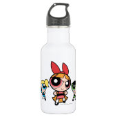 Powerpuff Girls Super Fierce Edelstahlflasche (Vorderseite)