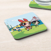 Powerpuff Girls Super Fierce Getränkeuntersetzer (Linke Seite)