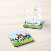 Powerpuff Girls Super Fierce Getränkeuntersetzer (Rechte Seite)