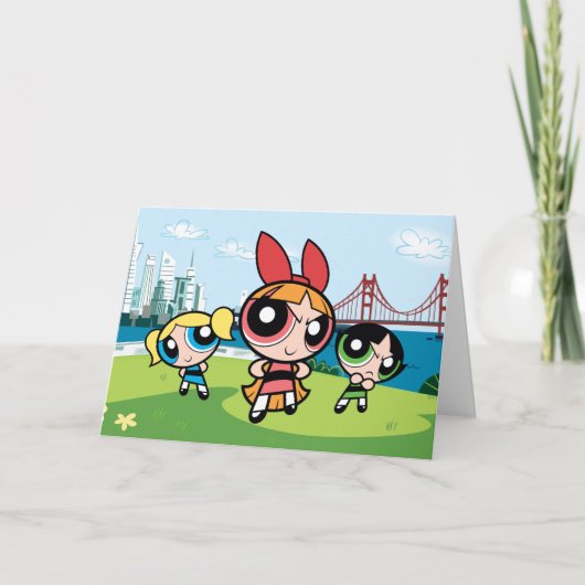 Powerpuff Girls Super Fierce Karte (Vorderseite)