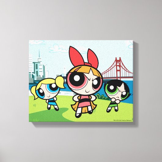 Powerpuff Girls Super Fierce Leinwanddruck (Vorderseite)