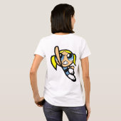 Powerpuff Girls T Shirt Blue (Schwarz voll)