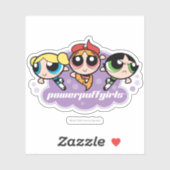 Powerpuff Girls Team Logo Aufkleber (Blatt)