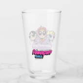 Powerpuff Girls Team Logo Glas (Rückseite)