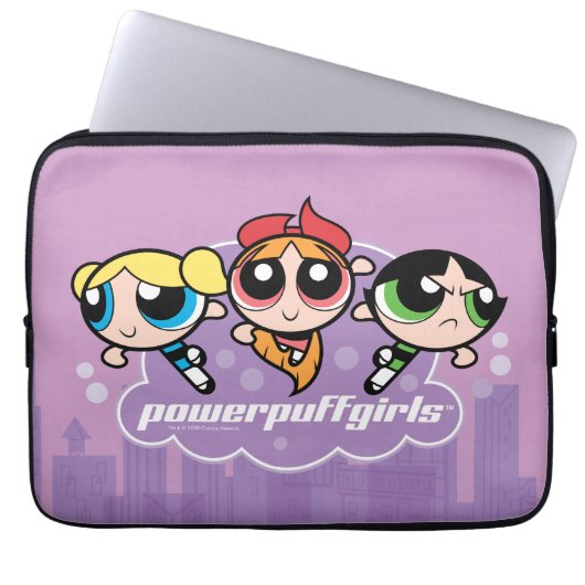 Powerpuff Girls Team Logo Laptopschutzhülle (Vorderseite)