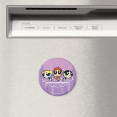 Powerpuff Girls Team Logo Magnet (In Situ (Geschirrspüler))