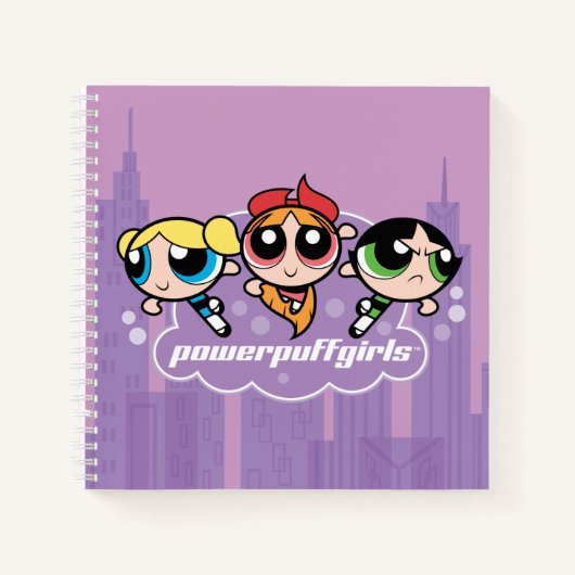 Powerpuff Girls Team Logo Notizblock (Vorderseite)