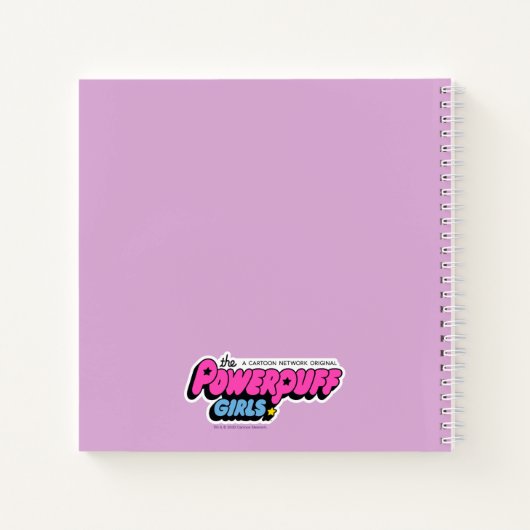 Powerpuff Girls Team Logo Notizblock (Rückseite)