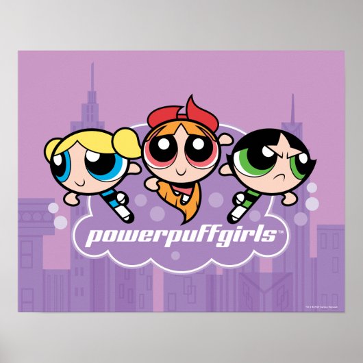 Powerpuff Girls Team Logo Poster (Vorne)
