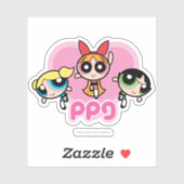 Powerpuff Girls Team Phantastisch Aufkleber (Blatt)