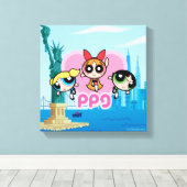 Powerpuff Girls Team Phantastisch Leinwanddruck (Insitu (Holzboden))
